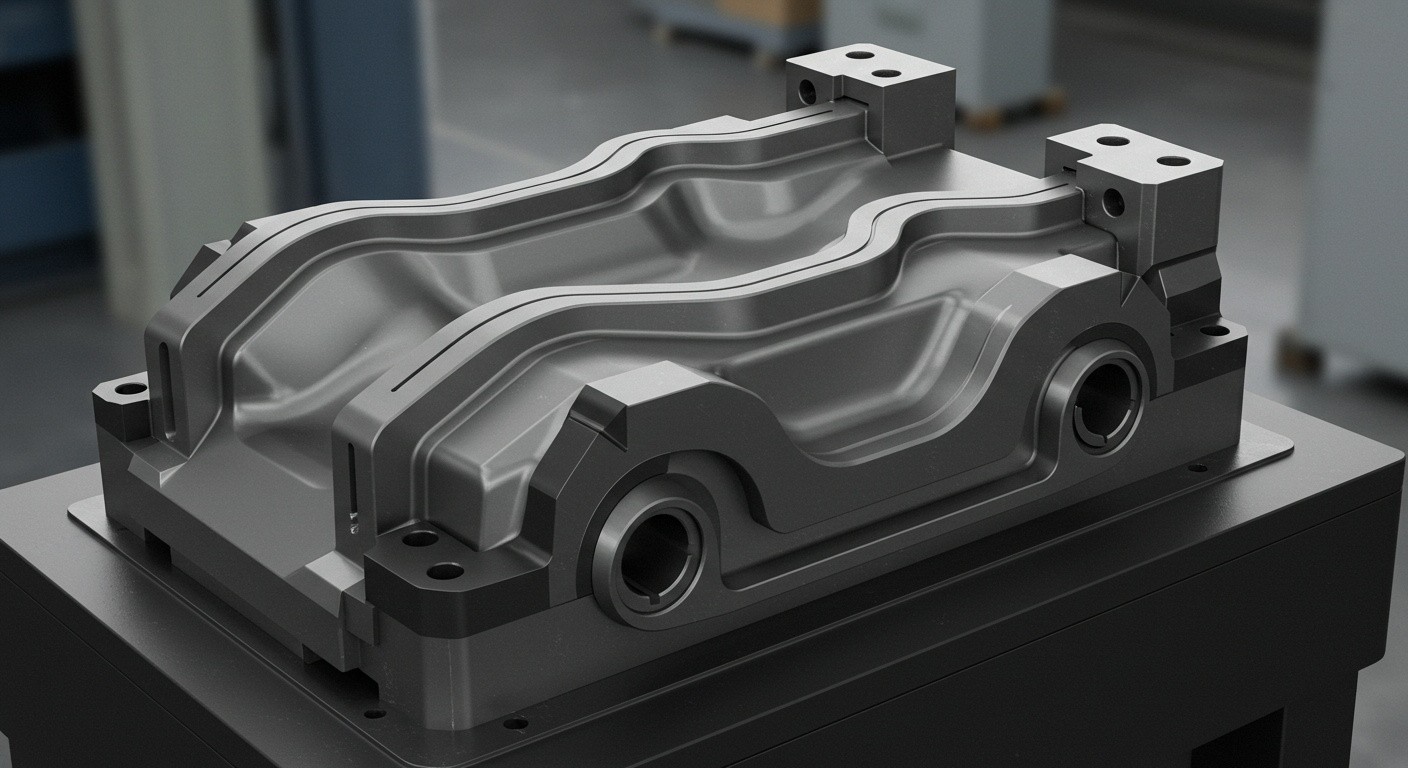 3D-модель пресс-формы в CAD-среде