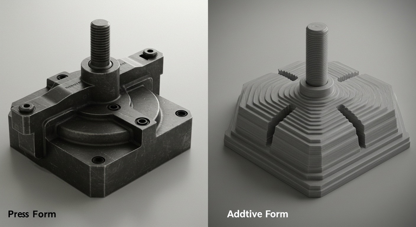 Традиционная vs аддитивная форма: сравнительный тест Сравнение традиционной и 3D-пресс-формы