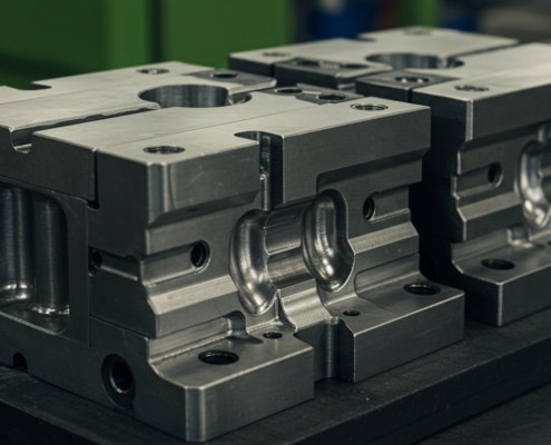 Формы для деталей с двойным литьем