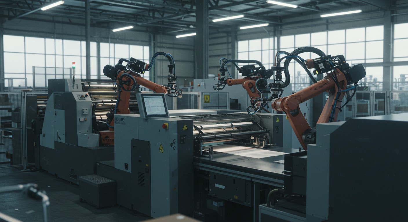 Роботизированное обслуживание пресс-формы на производстве