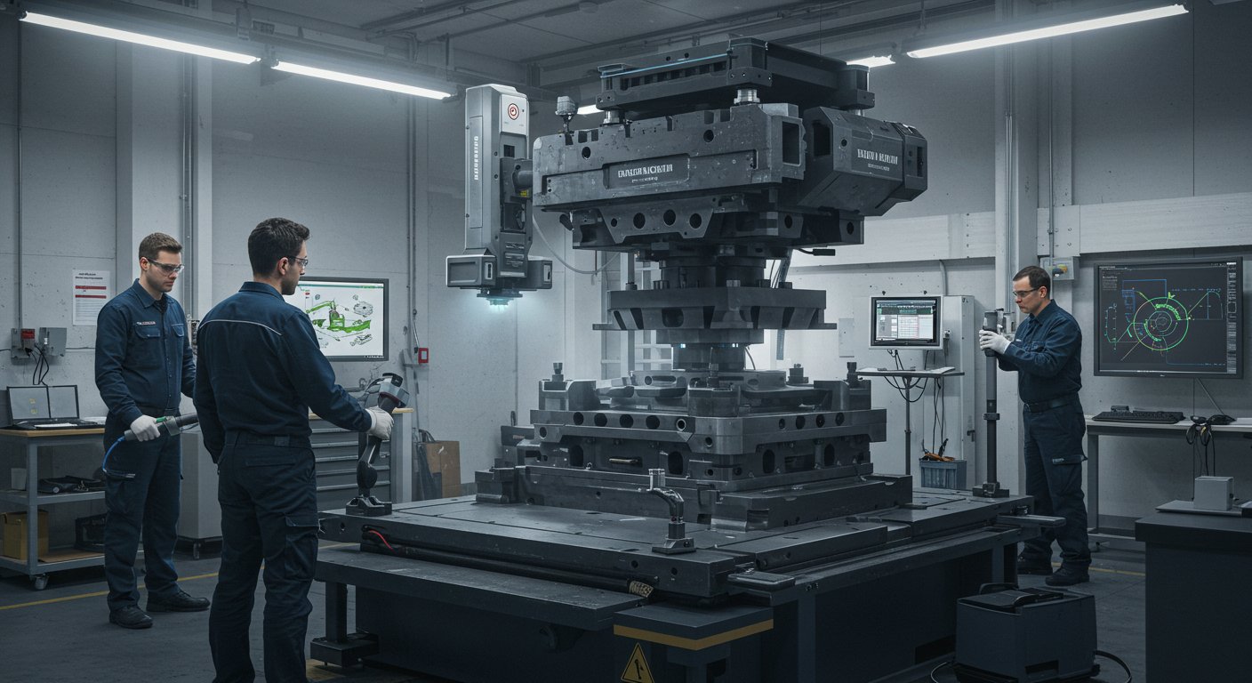 Цифровой двойник пресс-формы в CAD-модели